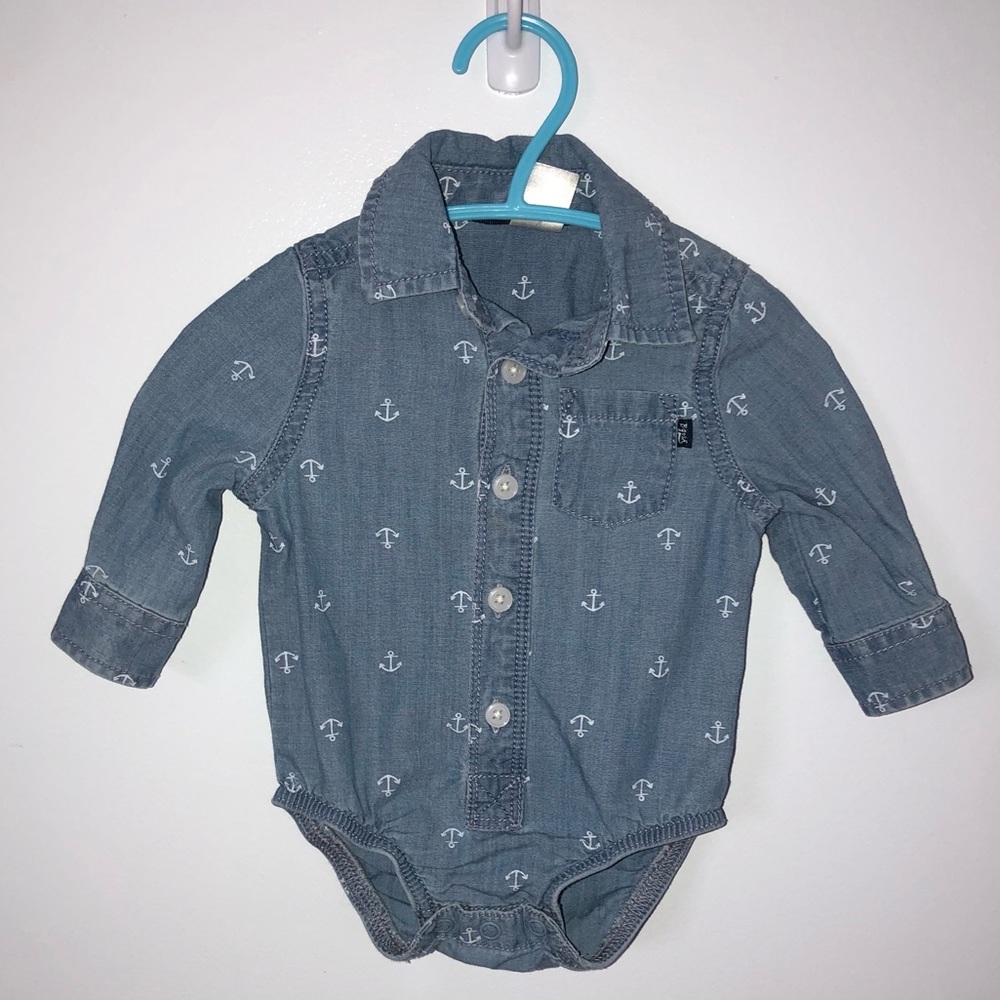 ⚓️ Demin, long sleeve, bodysuit